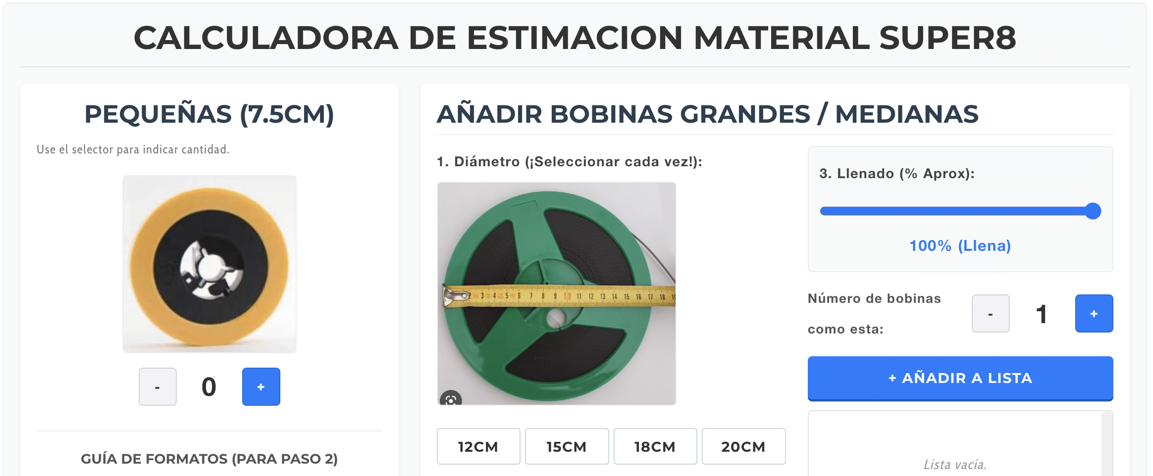 Asistente de Estimación Super8